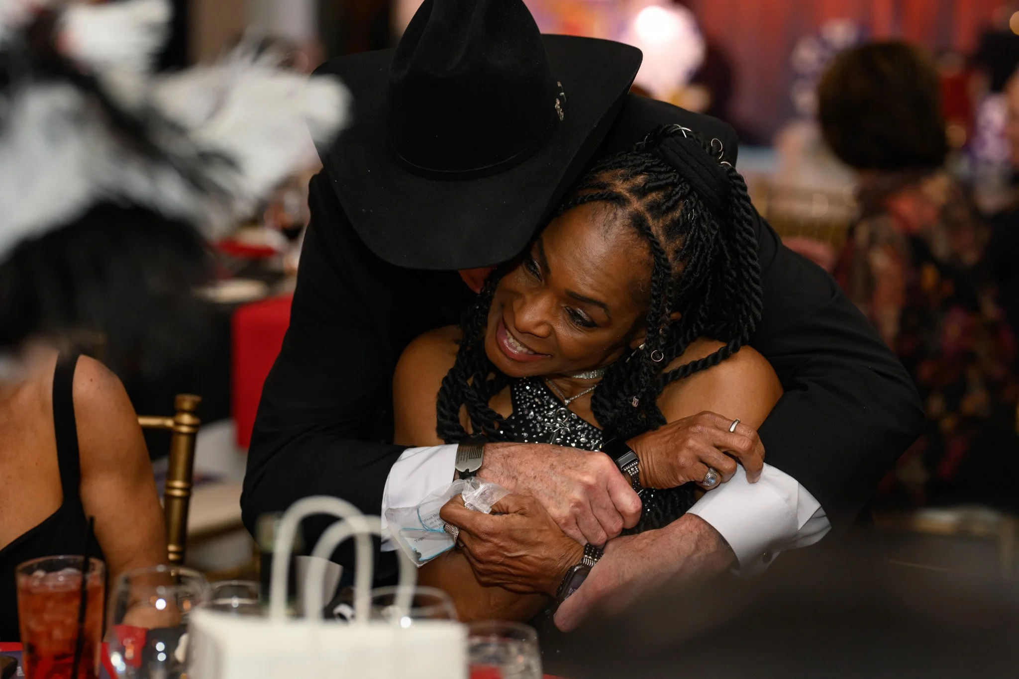2026 Gala Dan Saban hugging Renee Harvey.jpg