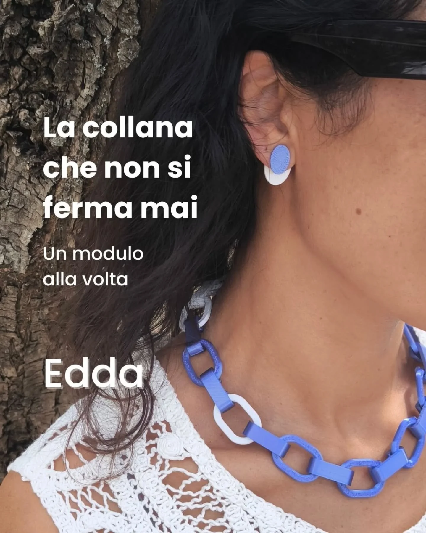 Edda, la collana modulare colorata e leggera che ti segue nelle tue avventure!
In vendita 2 possibili set: da 4 moduli o da 7 moduli.
Per permetterti di creare la combinazione che preferisci!
Contattaci per vedere tutti i colori disponibili e... via 