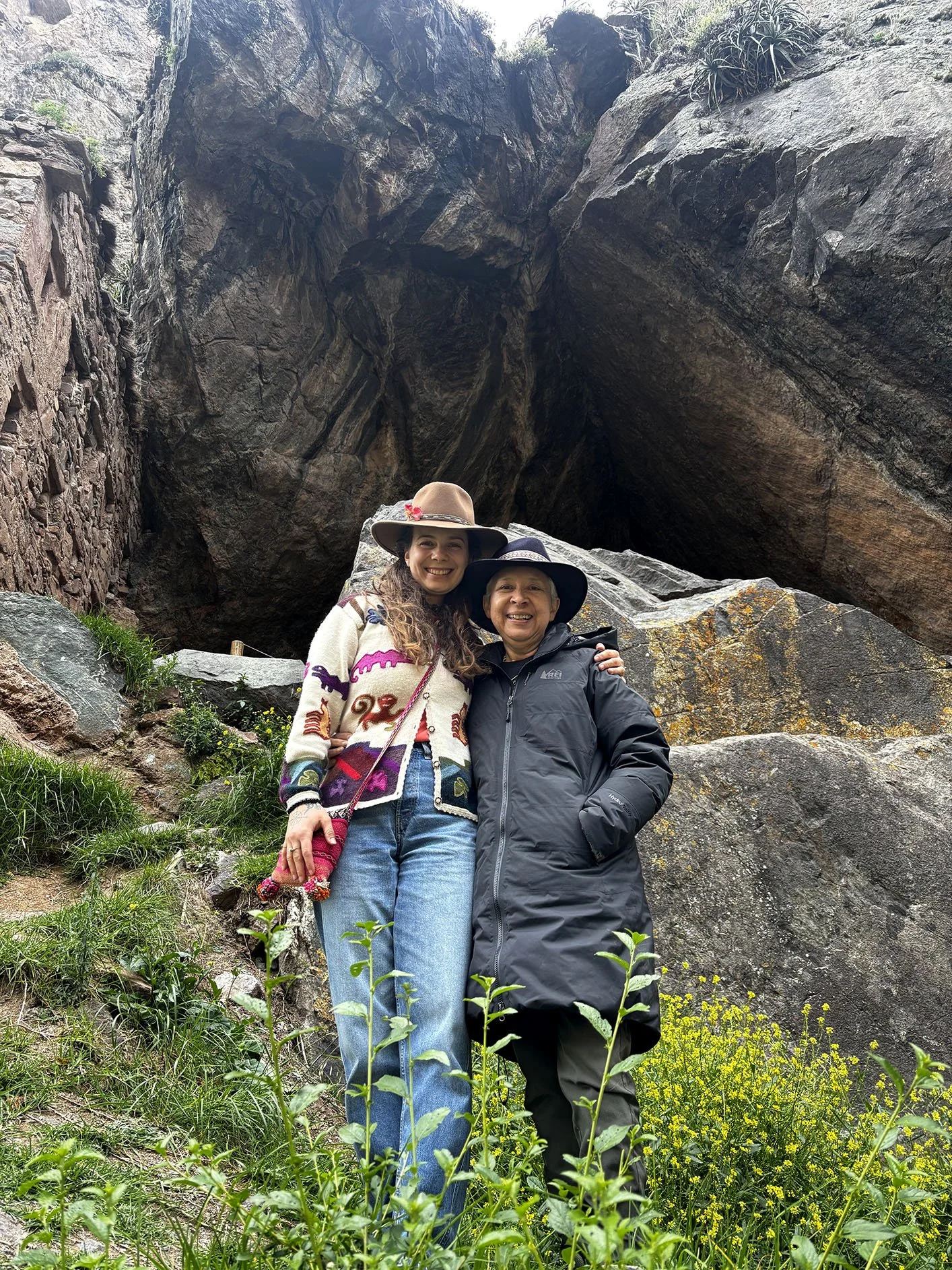 Katharina and Chio at Naupa Iglesia