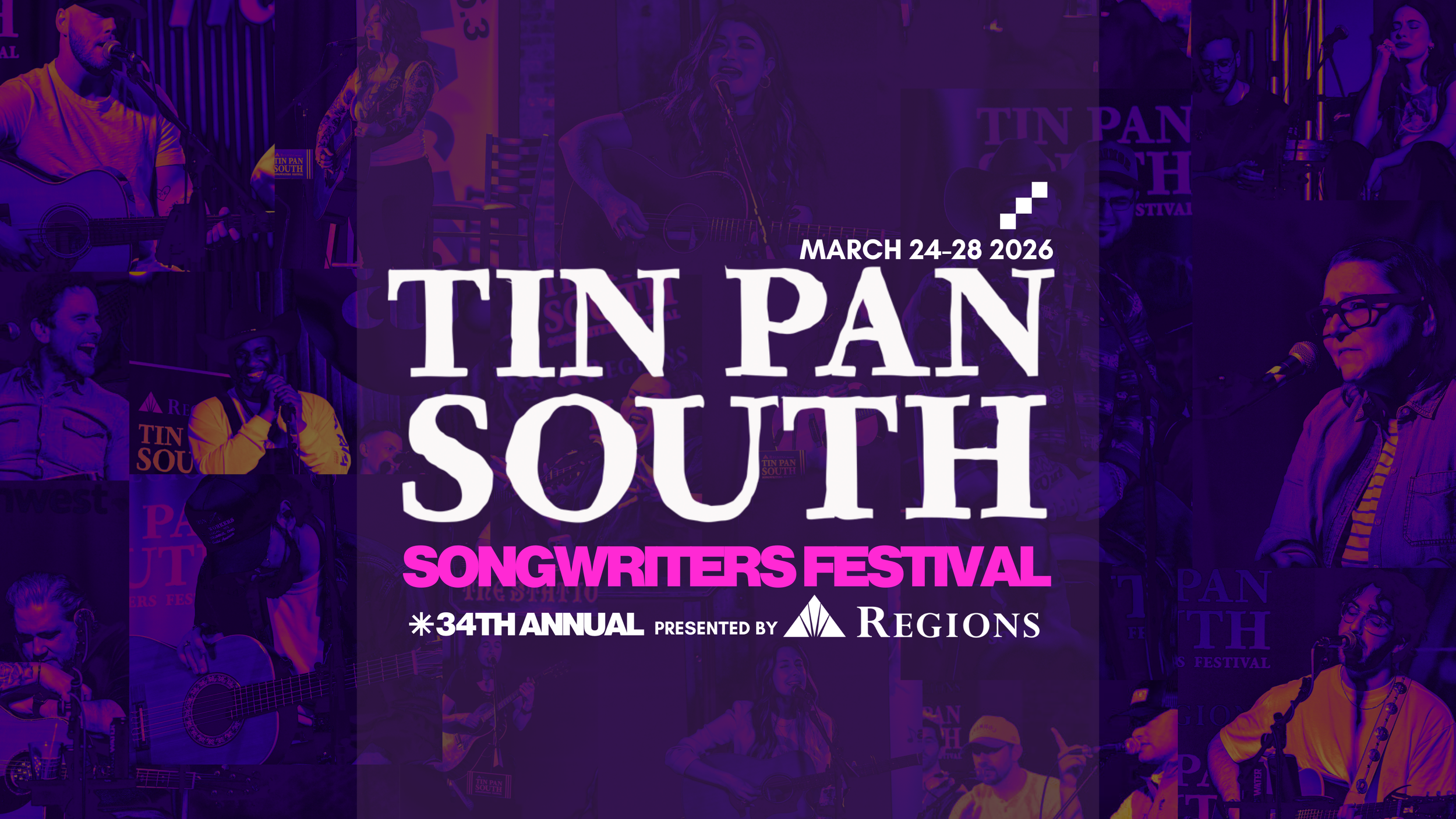 TIN PAN SOUTH SONGWRITERS FESTIVAL REVEALS VENUES AND CHARITY PARTNER FOR 34TH ANNUAL EVENT