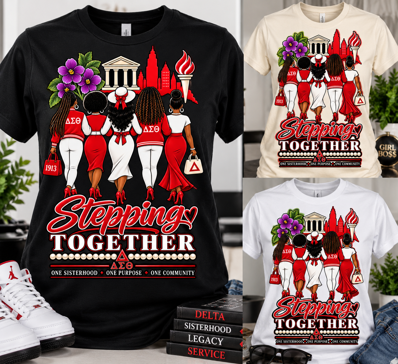 DST Stepping  Together T-Shirt
