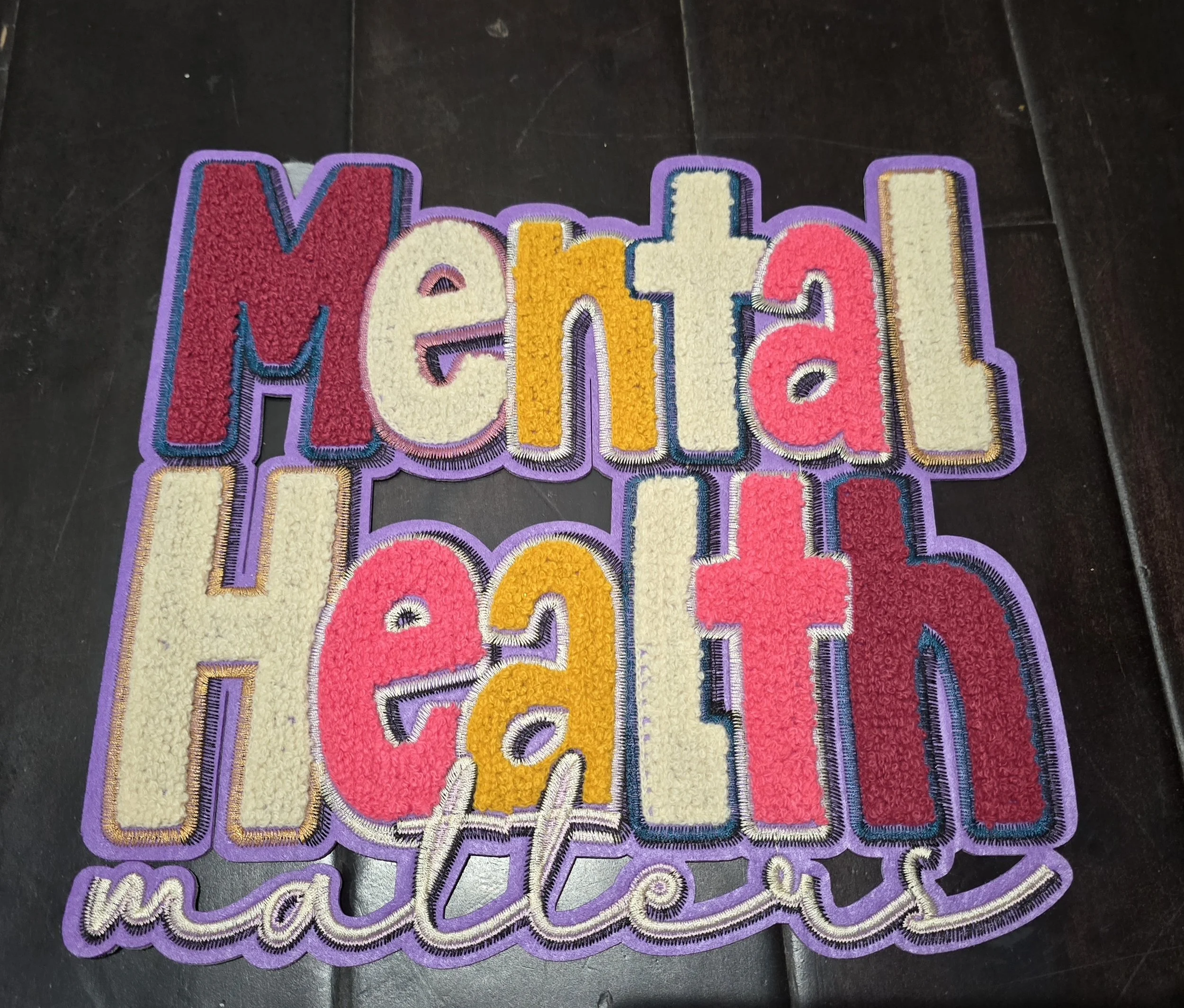 'Mental Health Matters' Chenille Patch