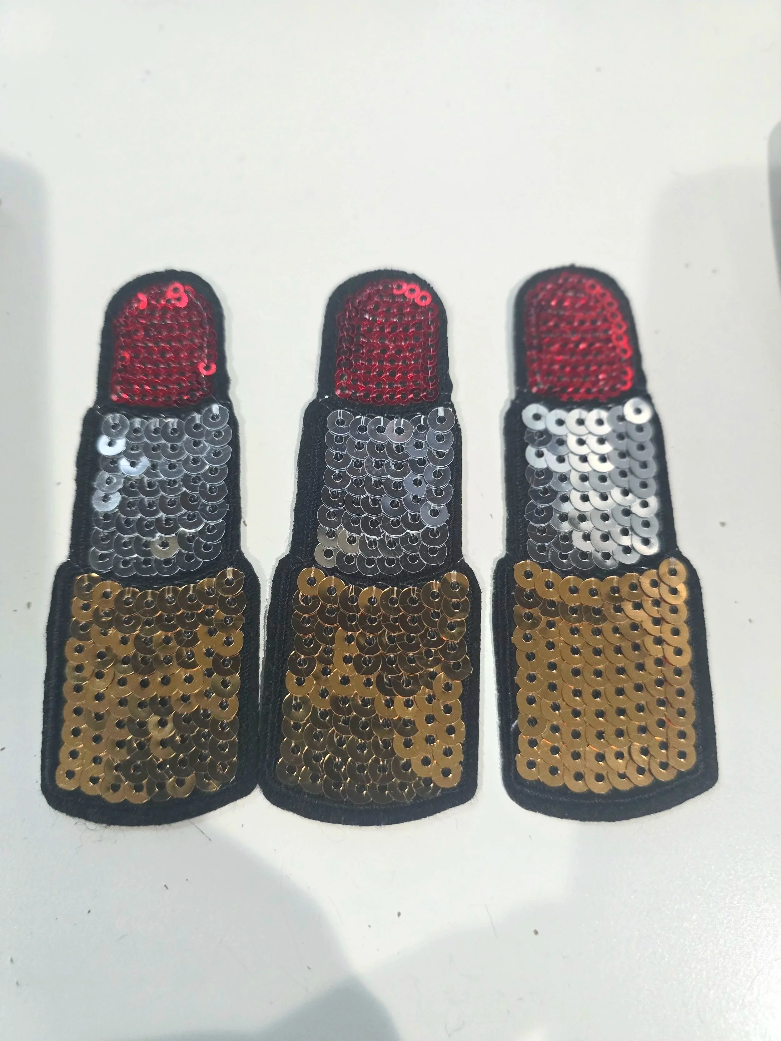 Sparkling Lipstick Sequin Patch