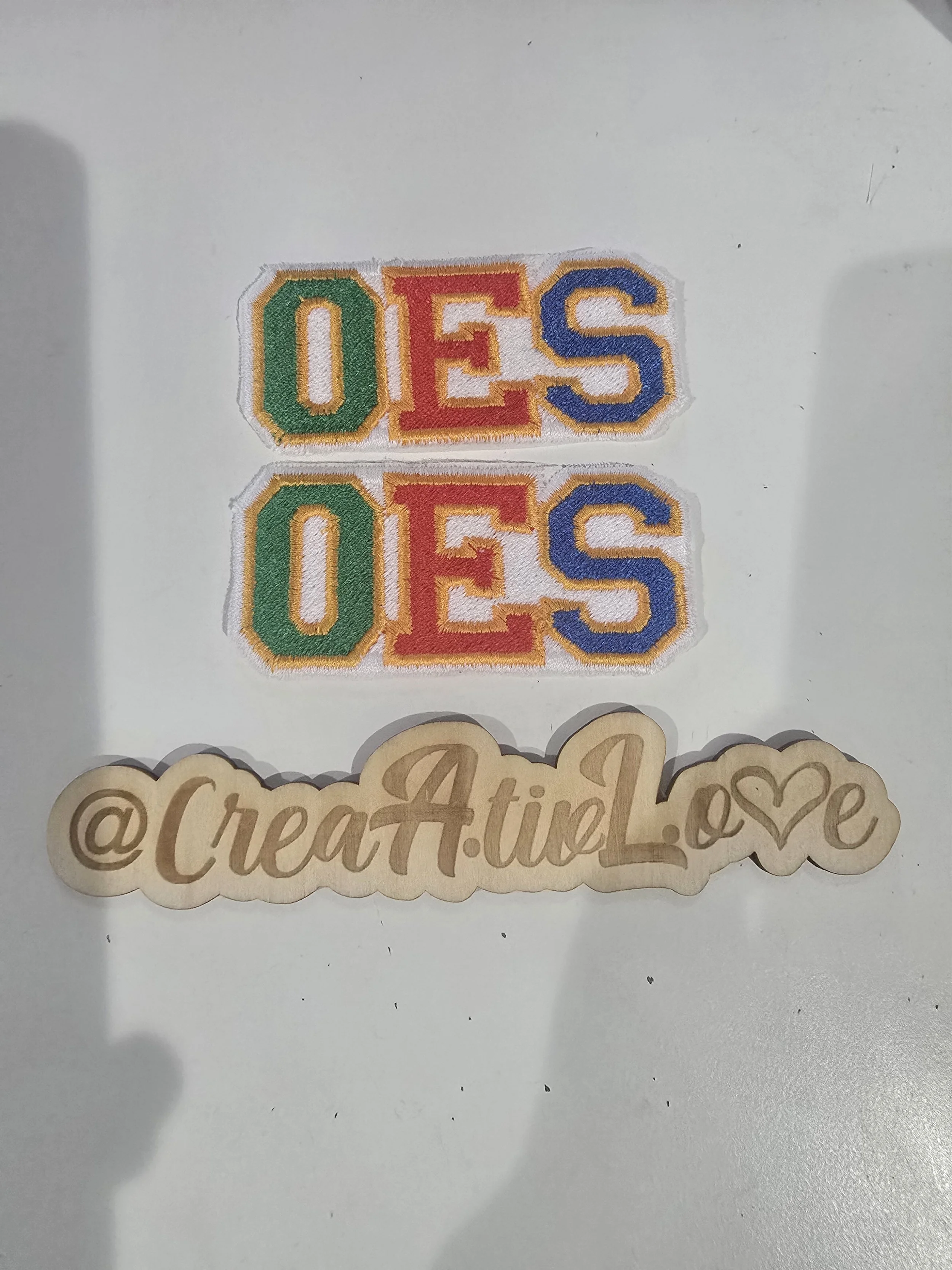 Vibrant OES Embroidered Patch