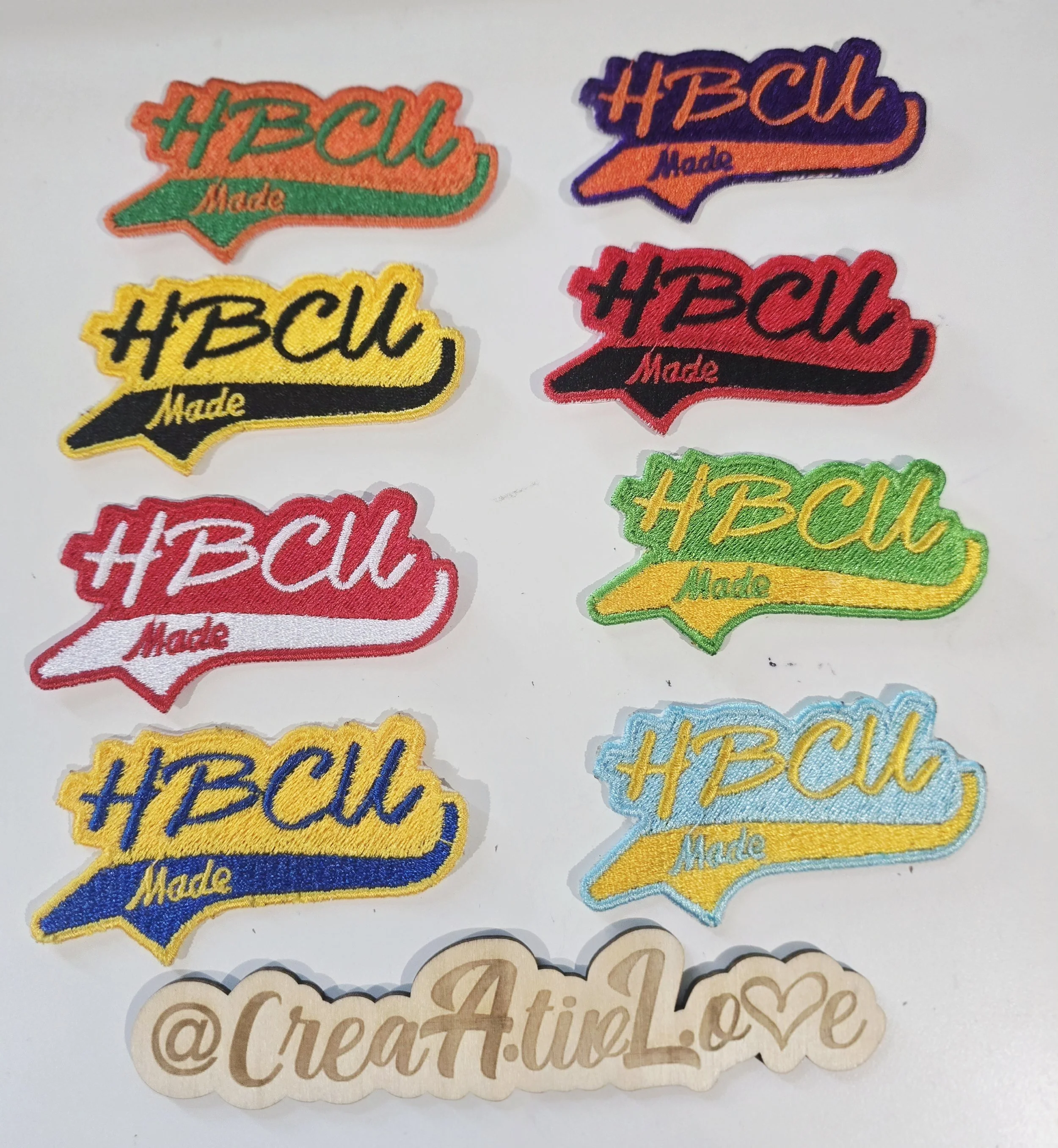 HBCU Made Embroidered Patches