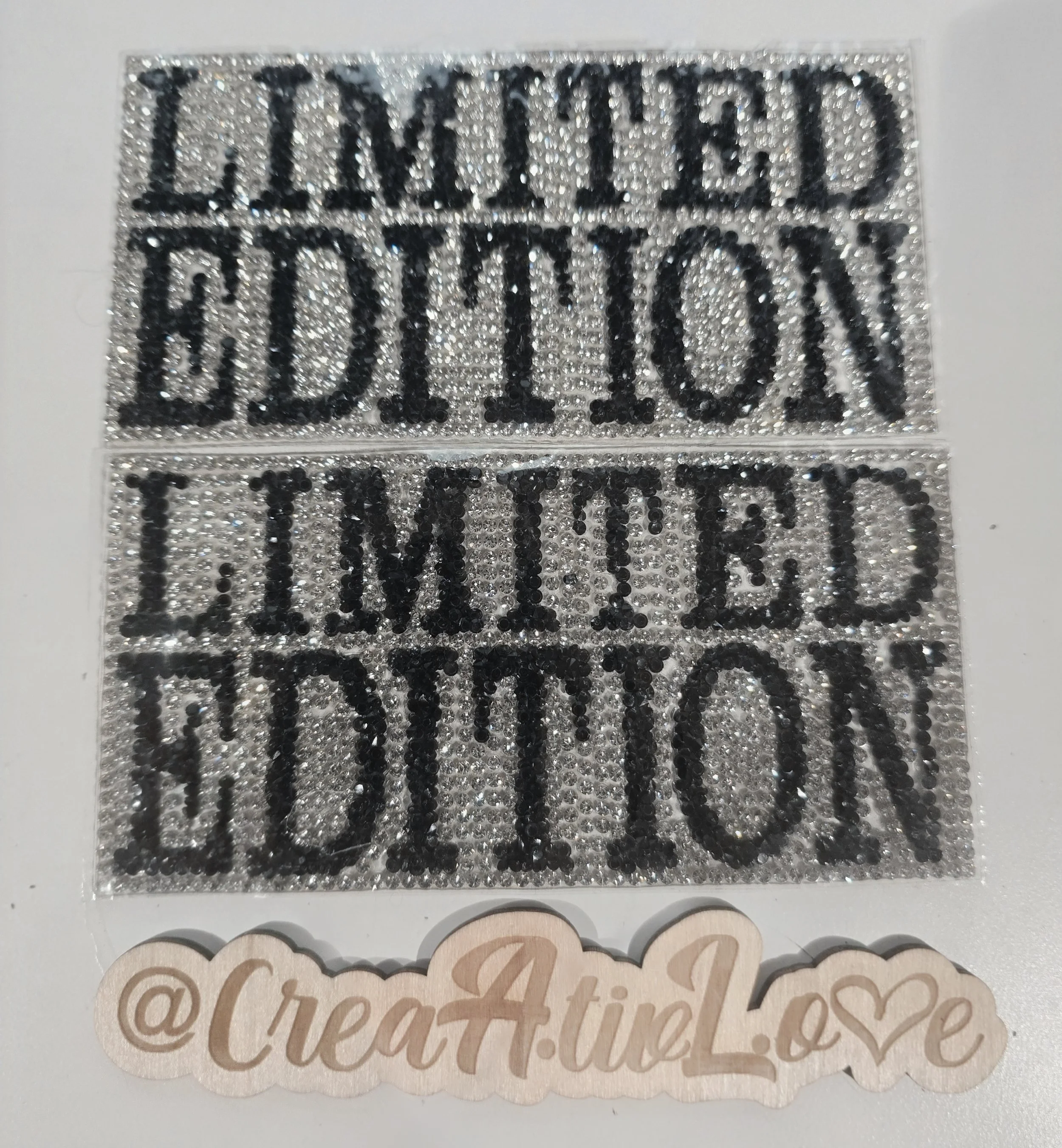 Limited Edition Bling Iron-On Patch