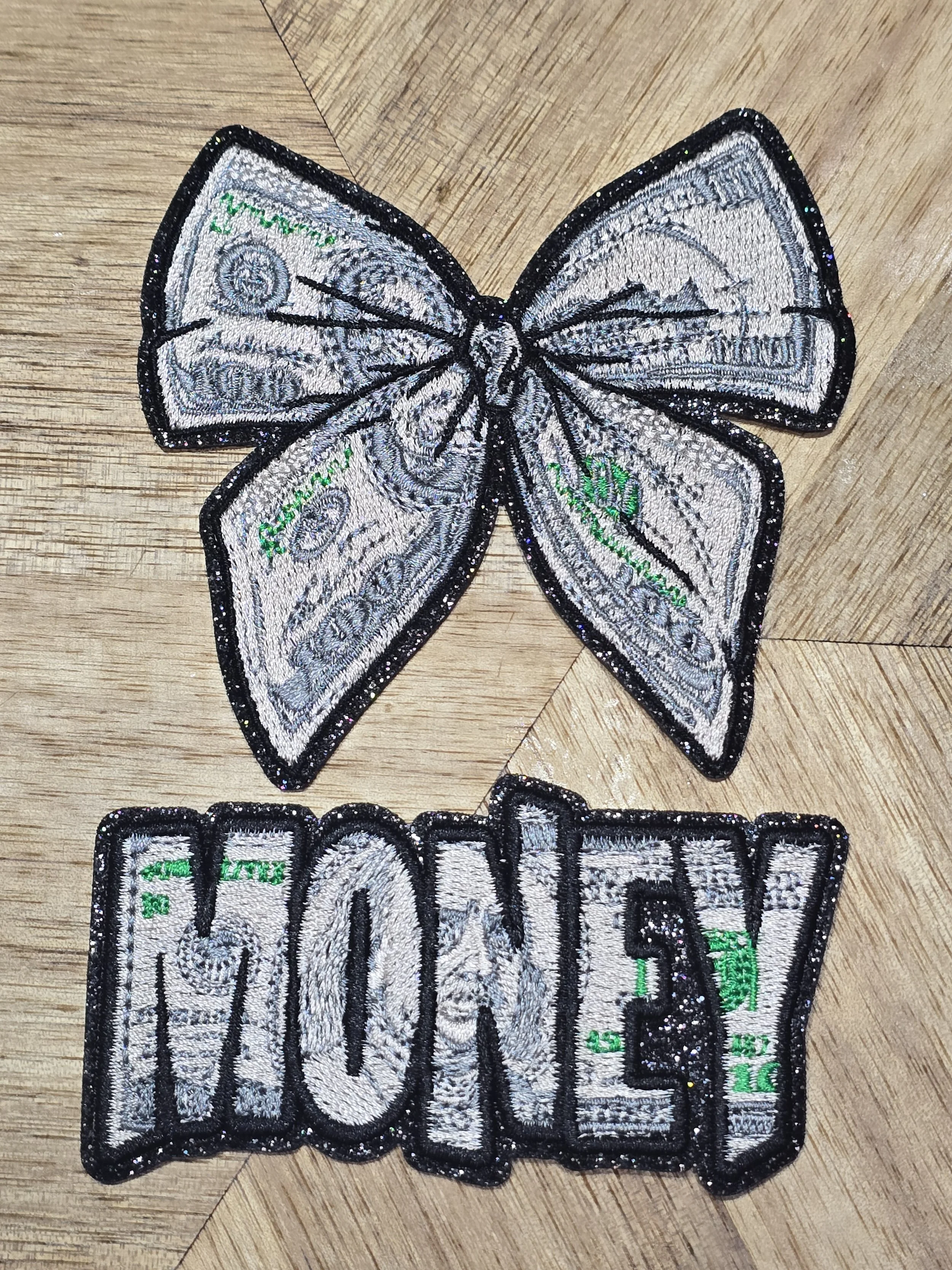 Money  Embroidered Patch