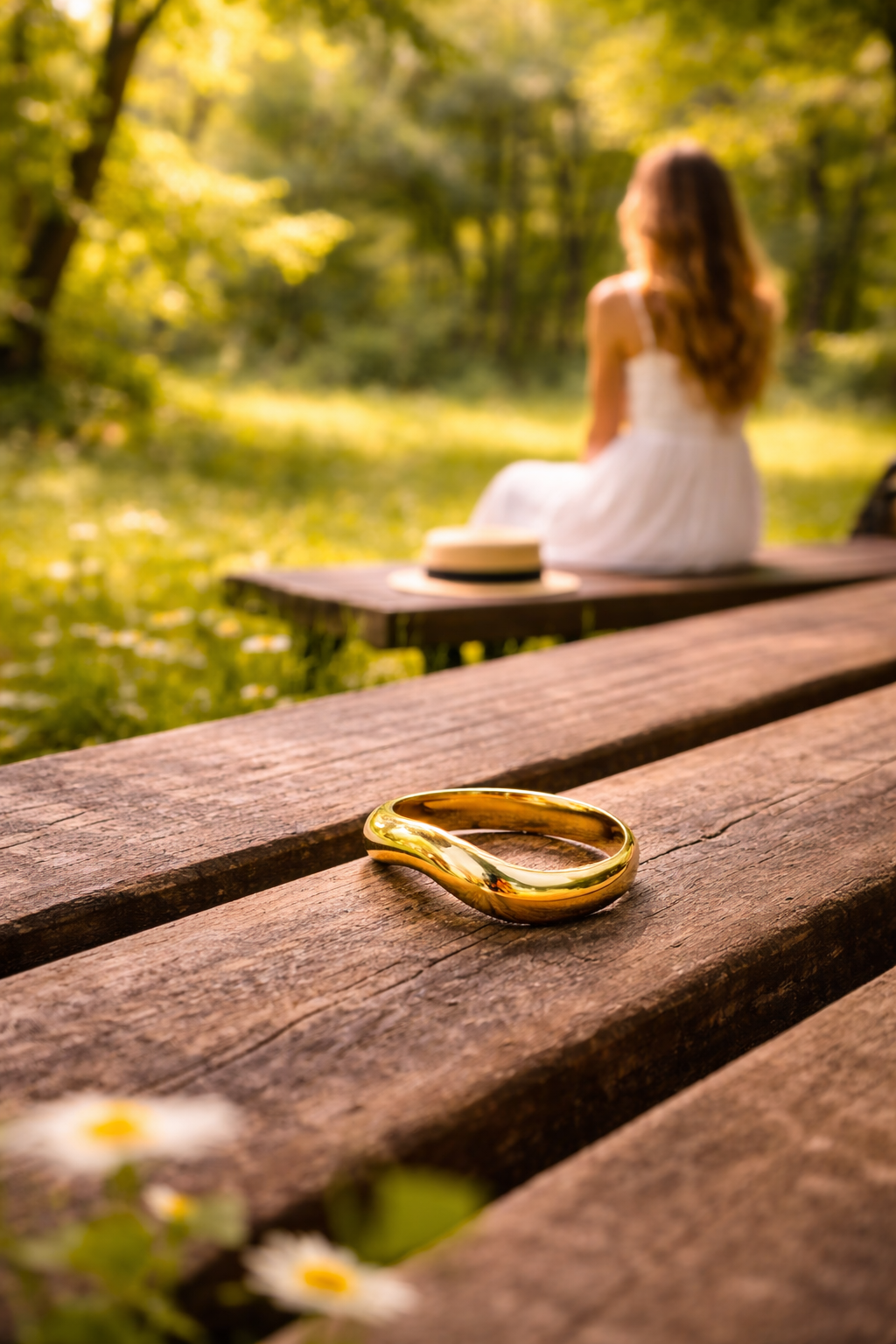 Sunniva Veloura Wave Ring