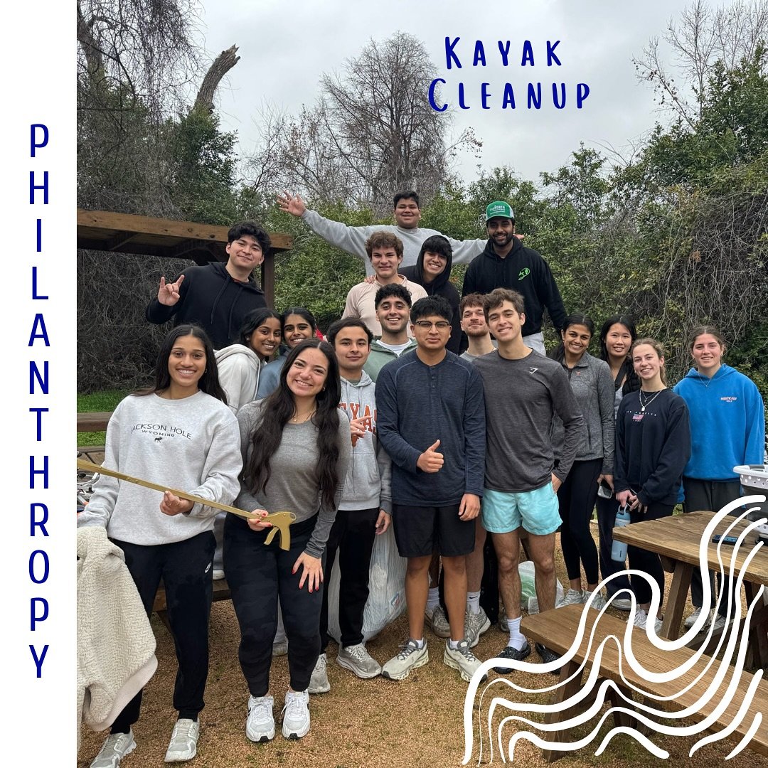 Philanthropy is 1 of AKPsi&rsquo;s 3 pillars! From cleaning up Lady Bird Lake with Keep Austin Beautiful, raising money for life-saving surgeries with Operation KidDocs (and getting pied in the face for it), hosting Olympic Games to support the Ameri