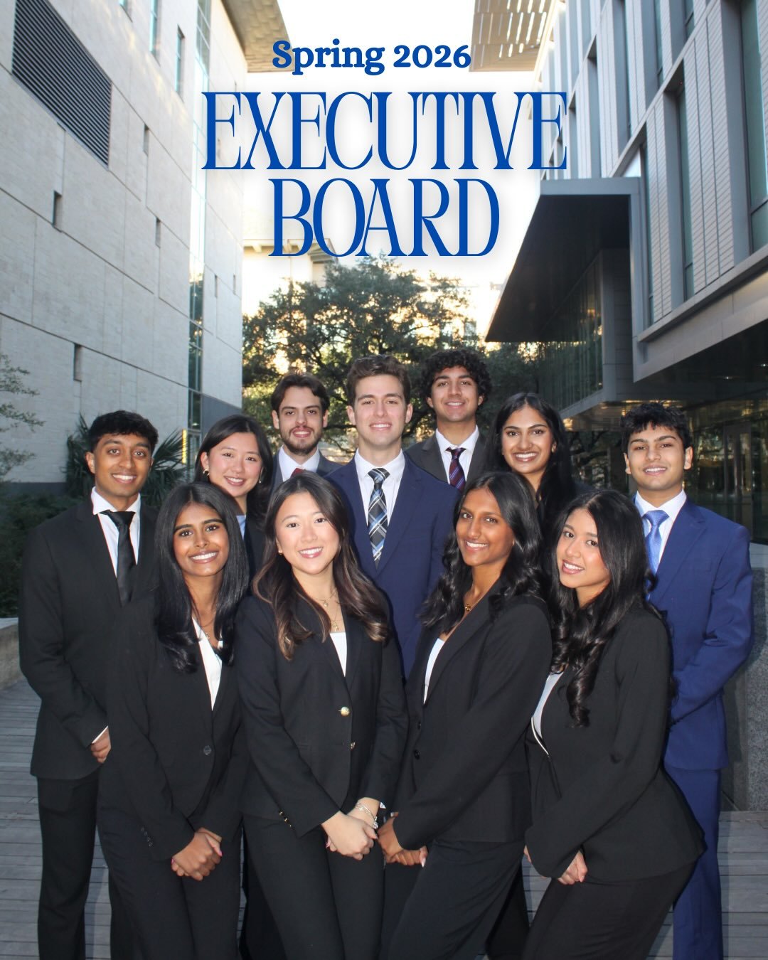 Meet our Spring &lsquo;26 Executive Board! Looking forward to a successful semester 🙌🙌