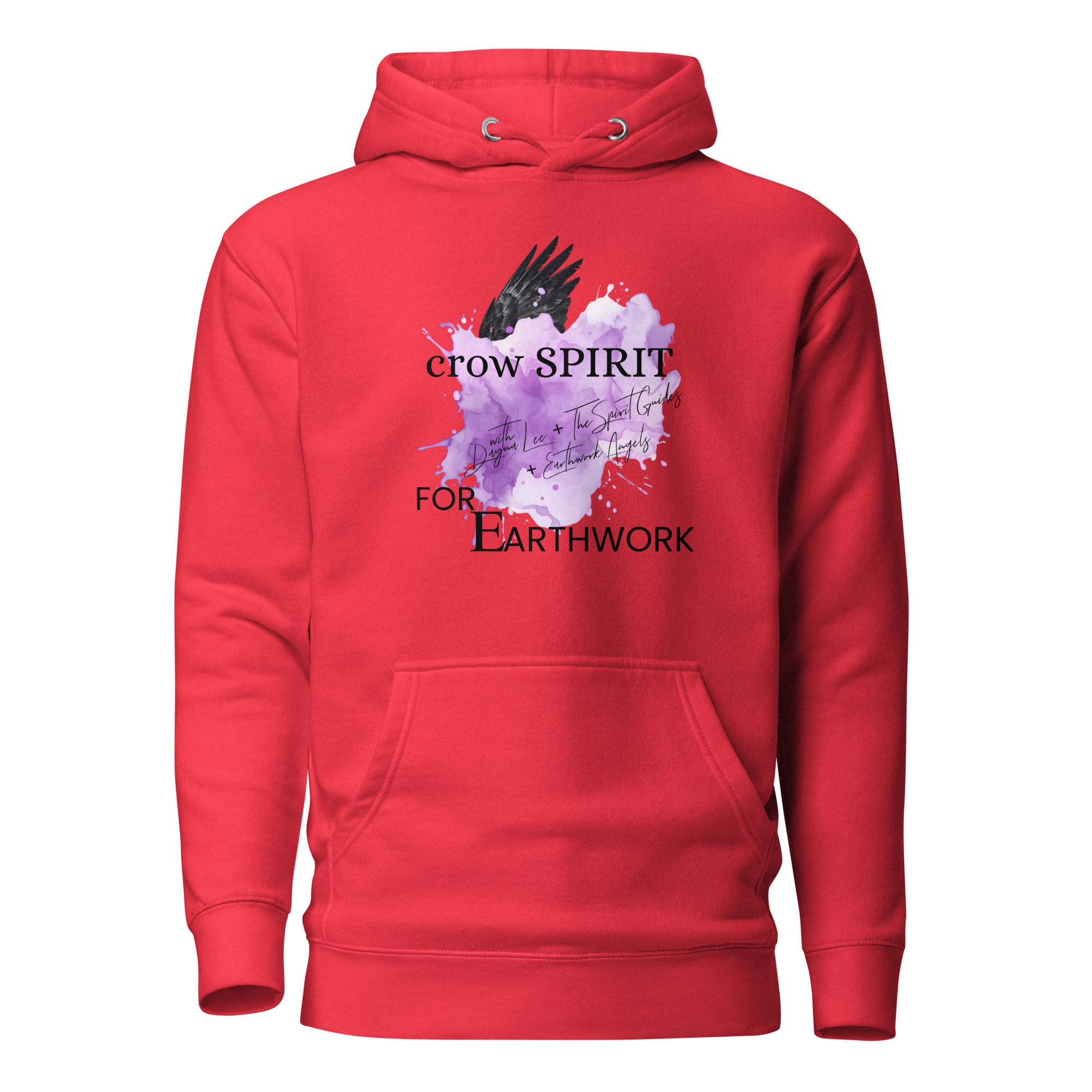 crow SPIRIT For Earthwork Unisex Hoodie