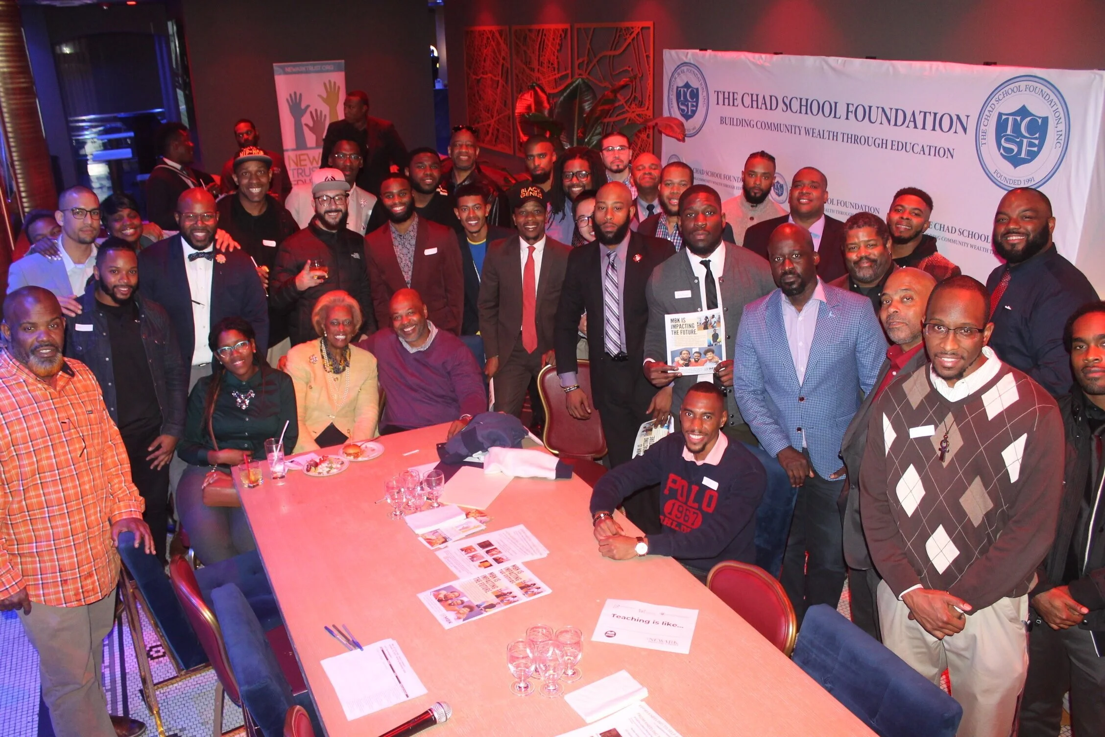 Stronger together: Happy Hour brings together more than 100 men of color who teach in Newark
