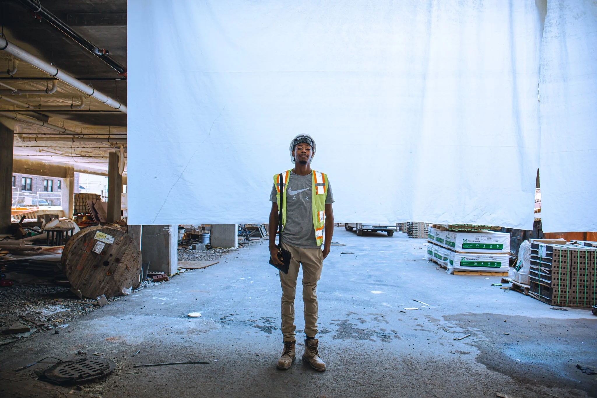 Constructing a future: LEAD alumnus Zacore Hall finds path to success through construction trade after struggles with traditional education