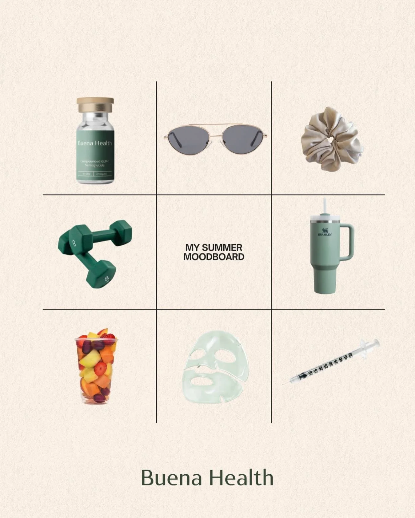 Summer, but make it GLP-1 ☀️💉

Our mood board includes: hydration, movement, fiber, self-care, and a little help from science. Because feeling good this summer isn&rsquo;t about extremes &mdash; it&rsquo;s about balance.
✨ Curious if GLP-1 is right 