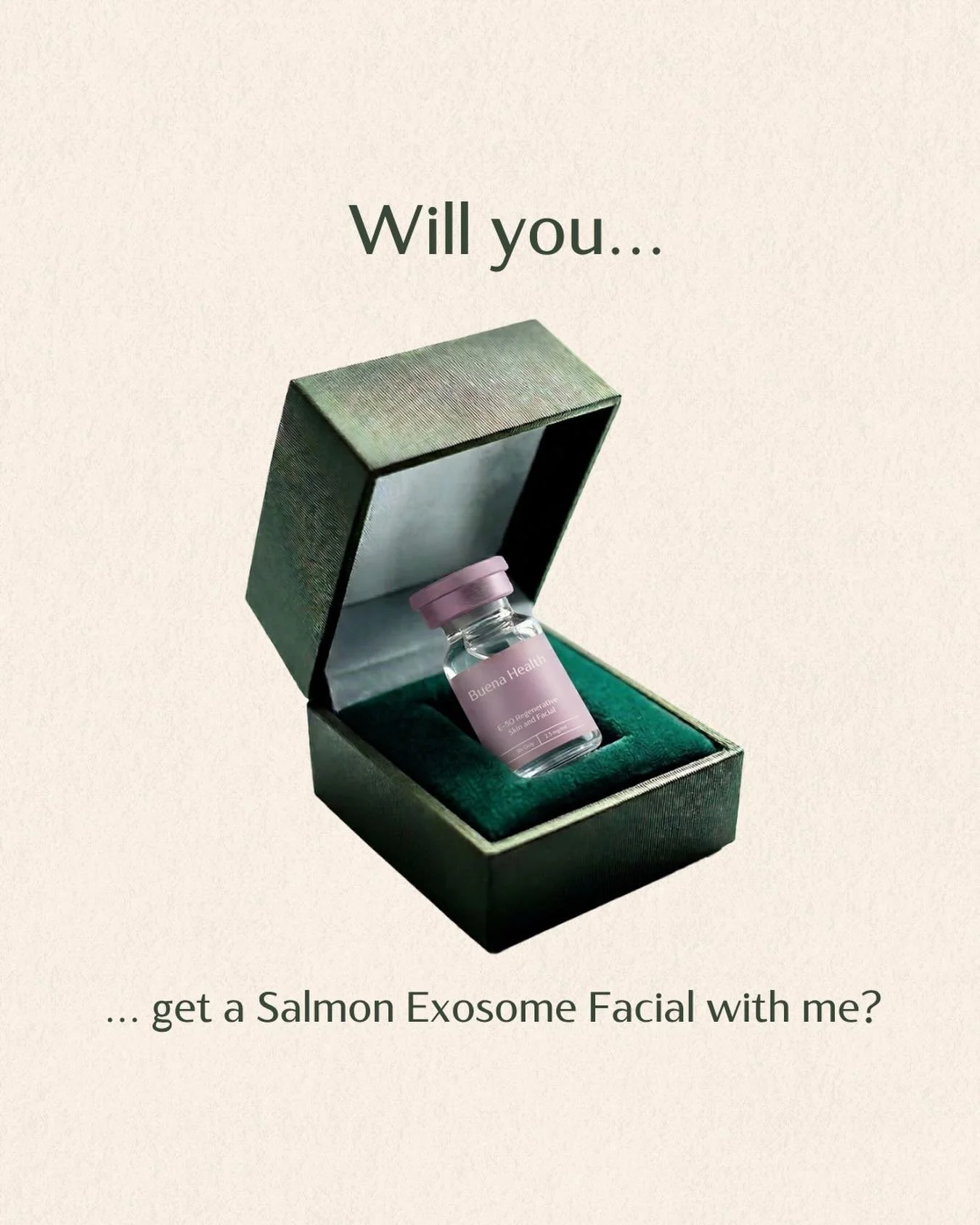 The ultimate commitment: investing in your skin ✨ 

Book your Salmon Exosome Facial with us&mdash;link in bio 💚