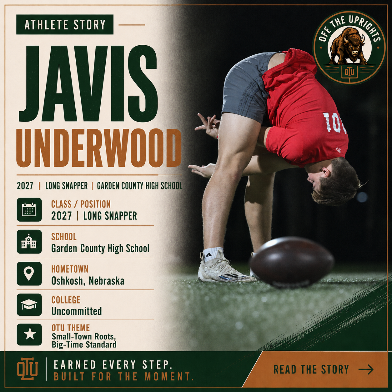 Javis Underwood: Small-Town Roots, Big-Time Standard: 