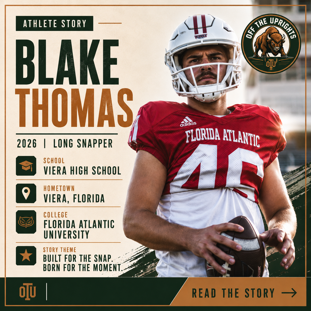 Blake Thompson | Built for the Snap. Born for the Moment.