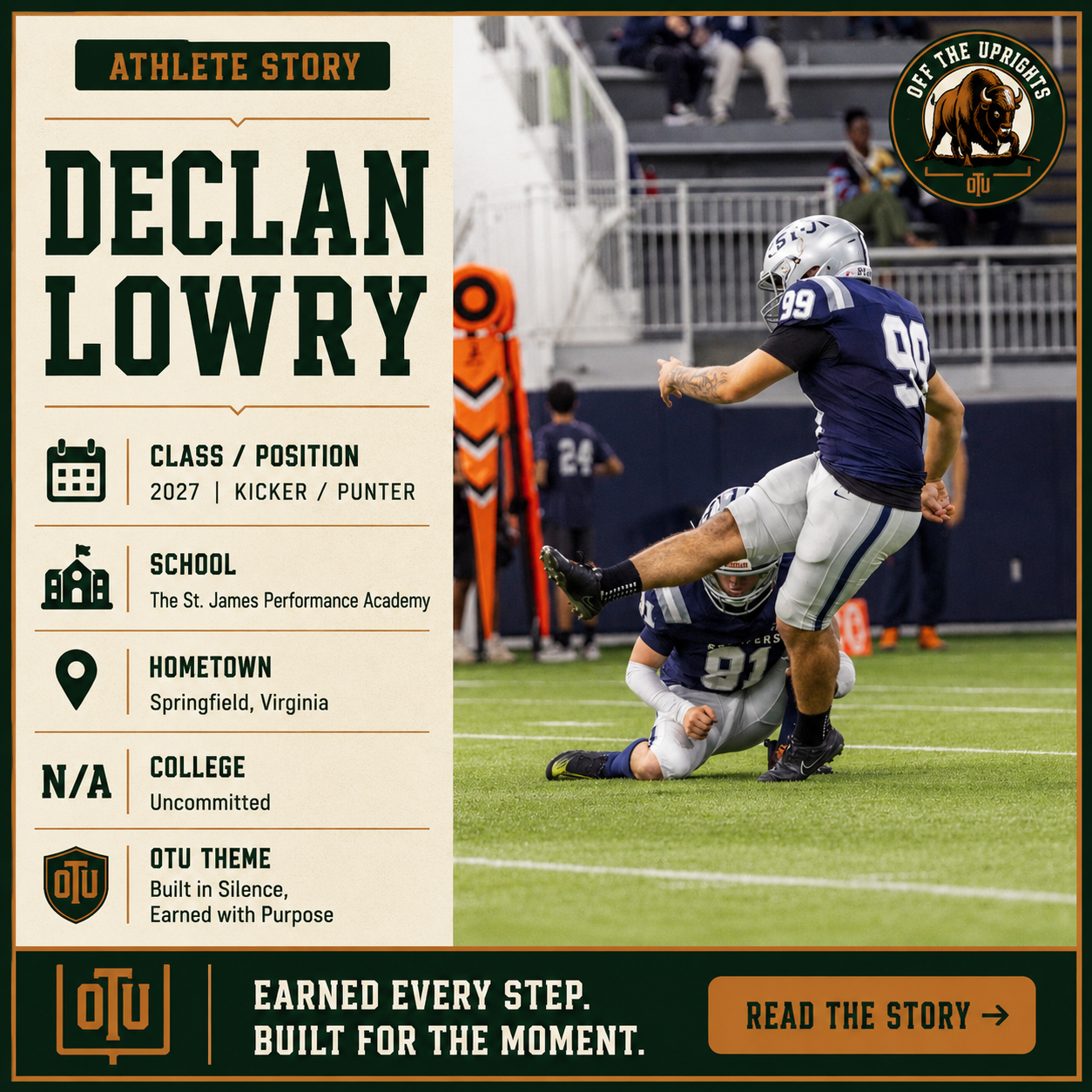 Declan Lowry: One Swing Is Enough