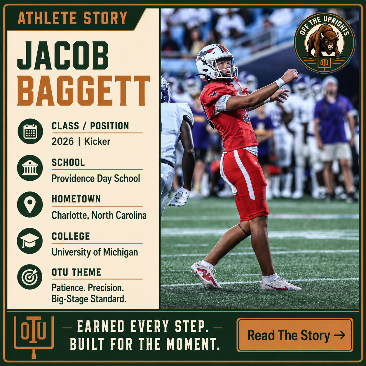 Jacob Baggett: The Road to the Largest Stage in College Football