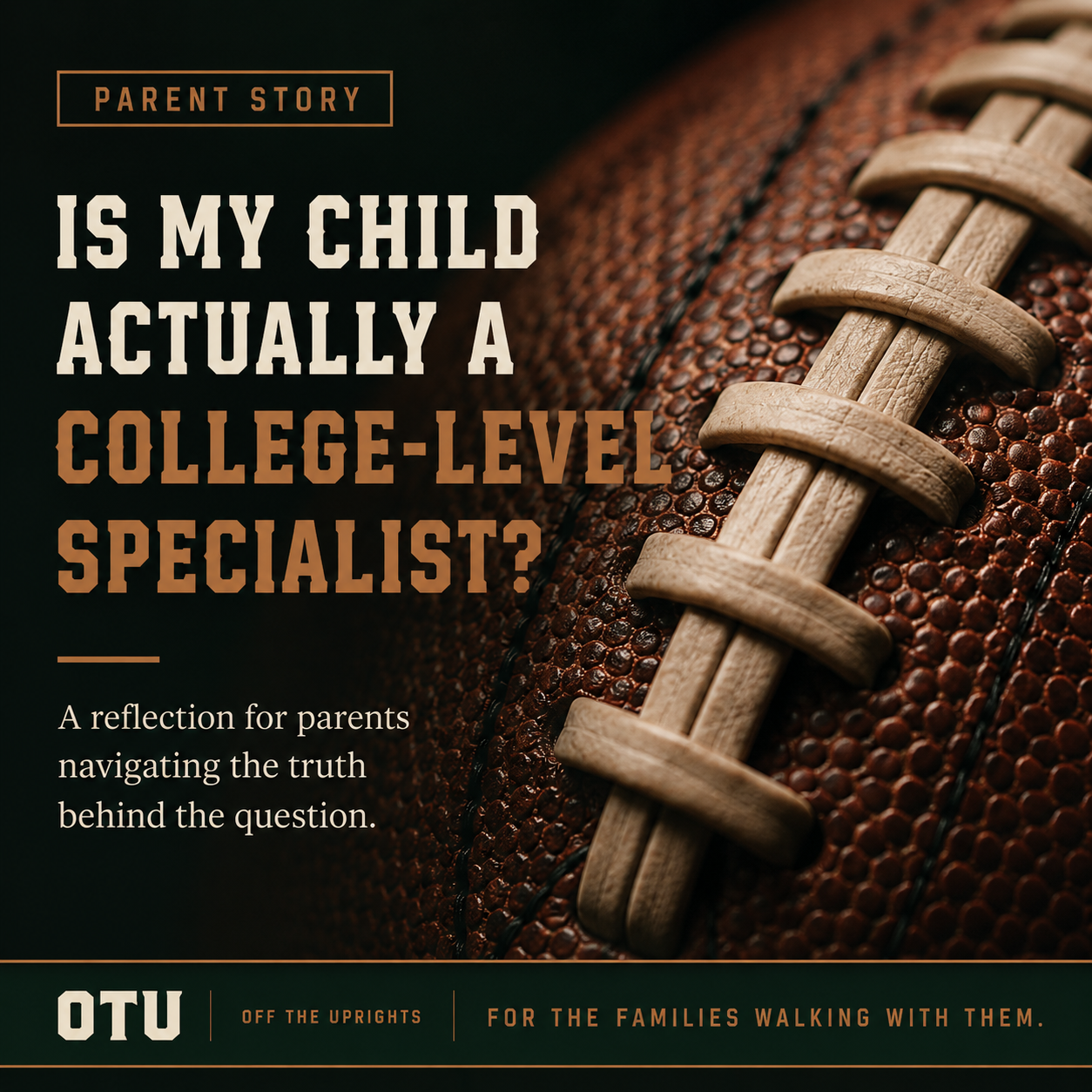 Is My Child Actually a College-Level Specialist?