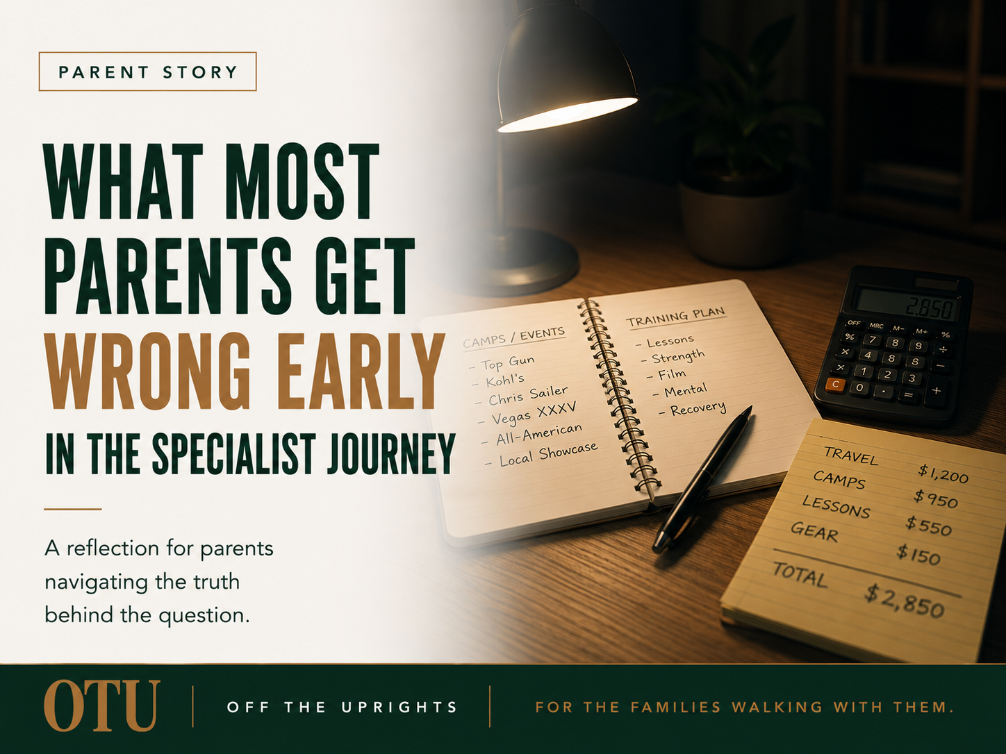 What Most Parents Get Wrong Early in the Specialist Journey