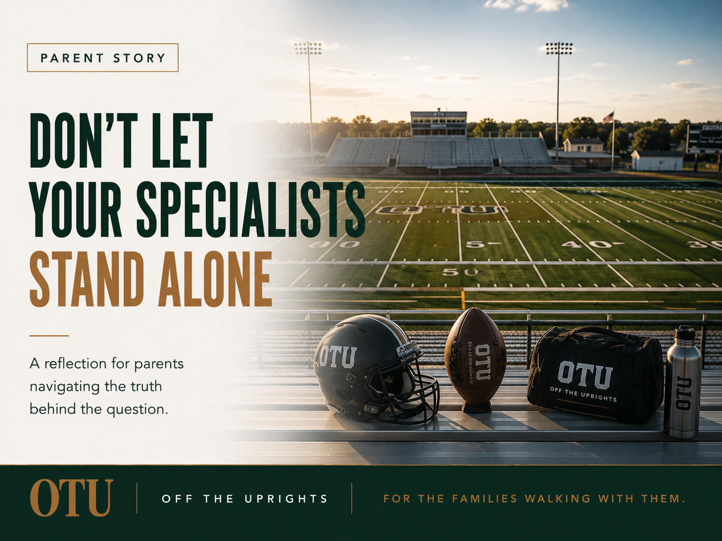 Don’t Let Your Specialists Stand Alone