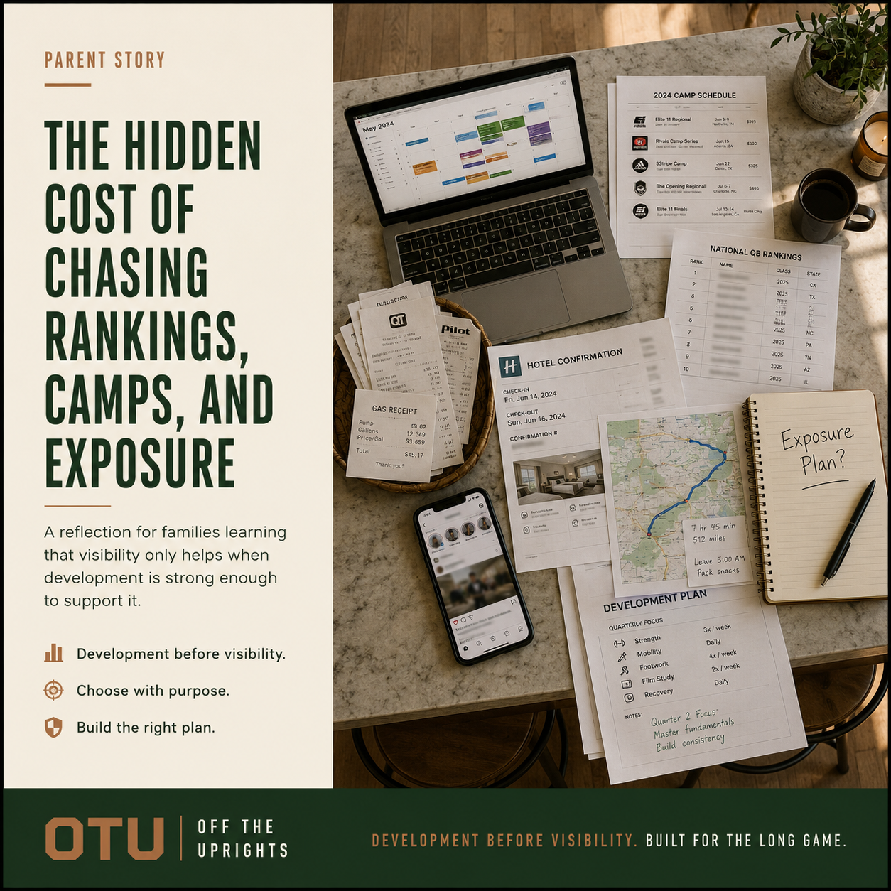 The Hidden Cost of Chasing Rankings, Camps, and Exposure