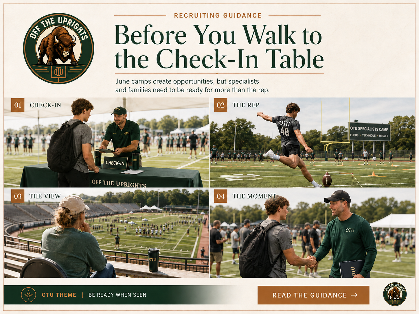 Before You Walk to the Check-In Table