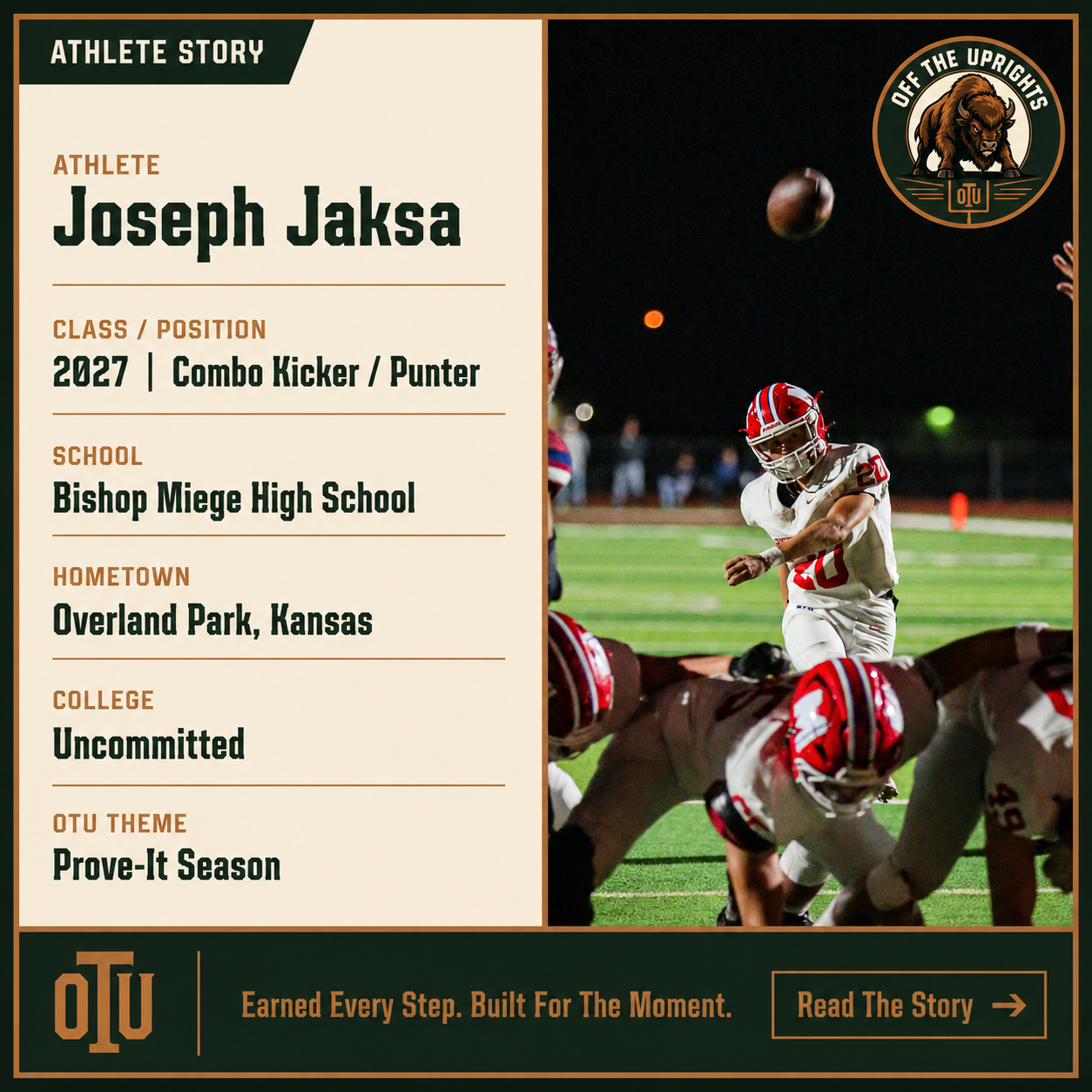 Joseph Jaksa | The Prove-It Season