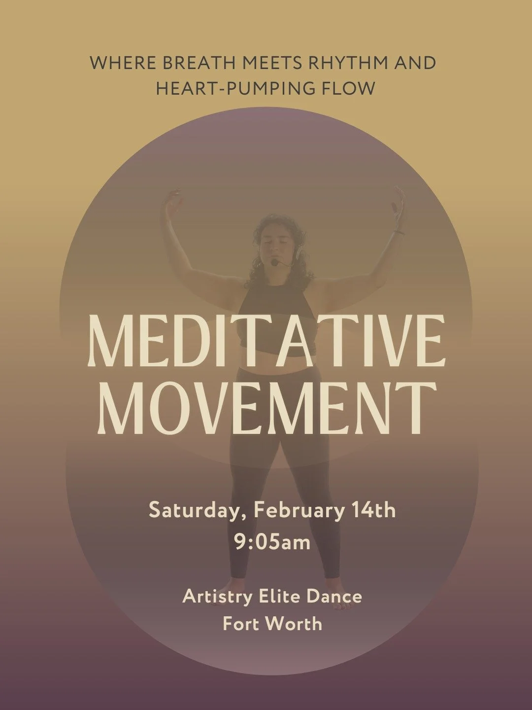 A heart-centered offering inviting you to move, breathe, and reconnect with your body through rhythm and intentional flow. 

Let's warm the heart and ignite the spirit in community. 

Signup link in bio.