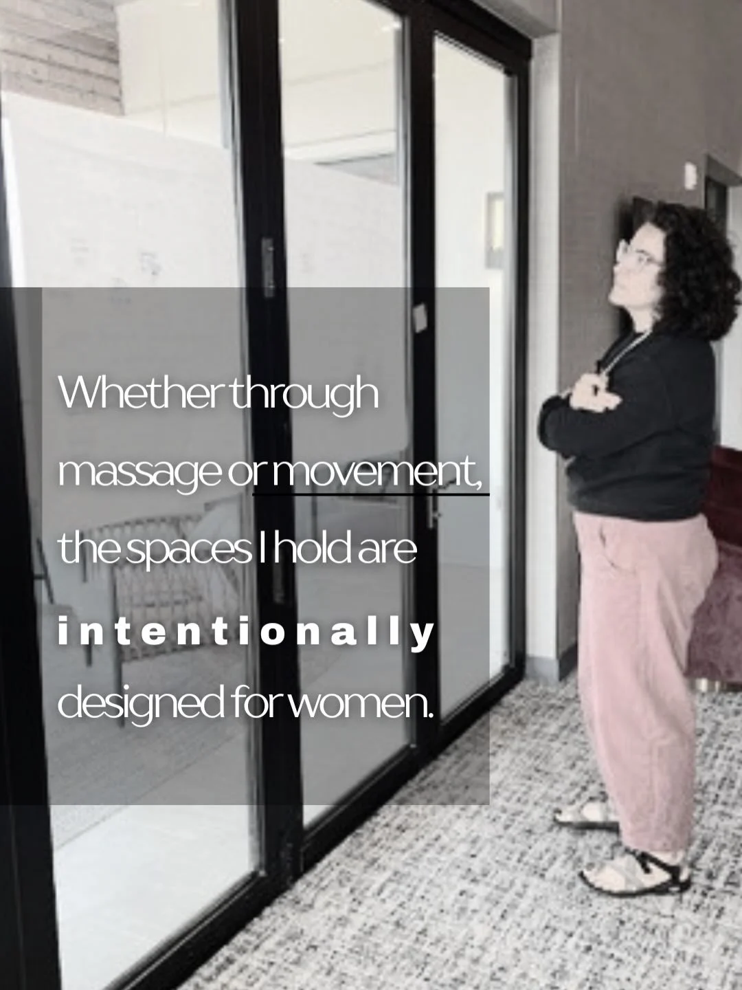 Who I serve is intentional. Are you that woman? I would be honored to hold space for you. ✨