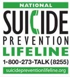 Suicide prevention hotline 1-800-273-8255