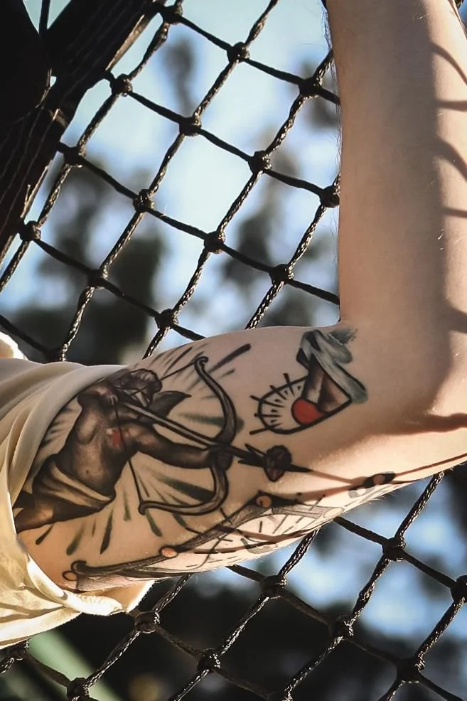 Traditional Arm Color Tattoo Berlin Done By LonoTattoo