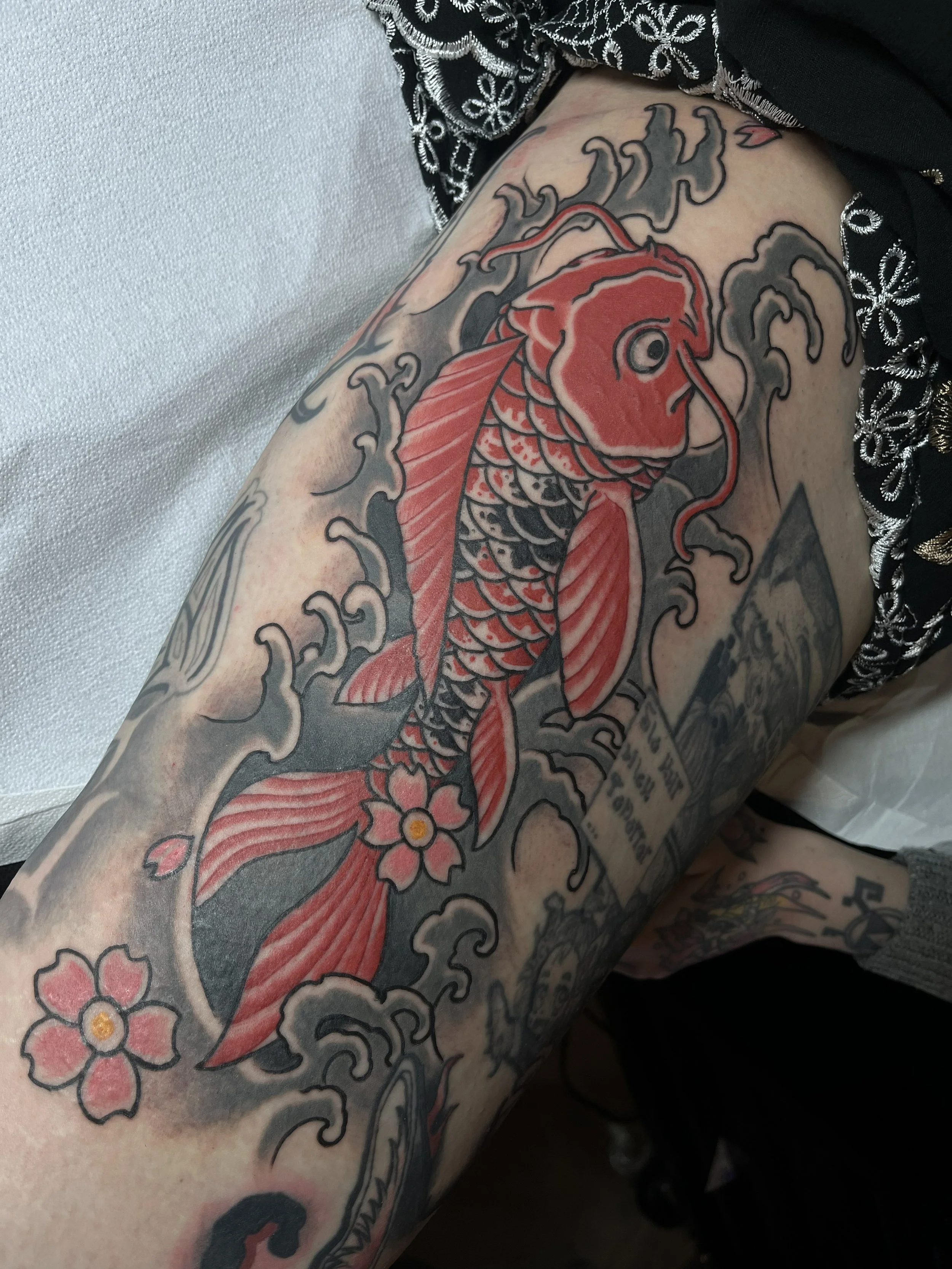 Traditional Japanese Koi Fish, danke Sandra!