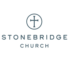 Stonebridge Church logo with a cross inside a circle above the church name