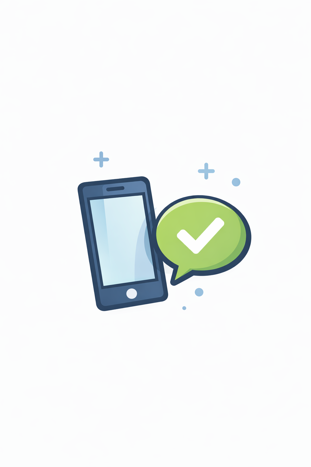 Reliable communication icon showing confirmed phone response and guaranteed call-back from mobile RV service