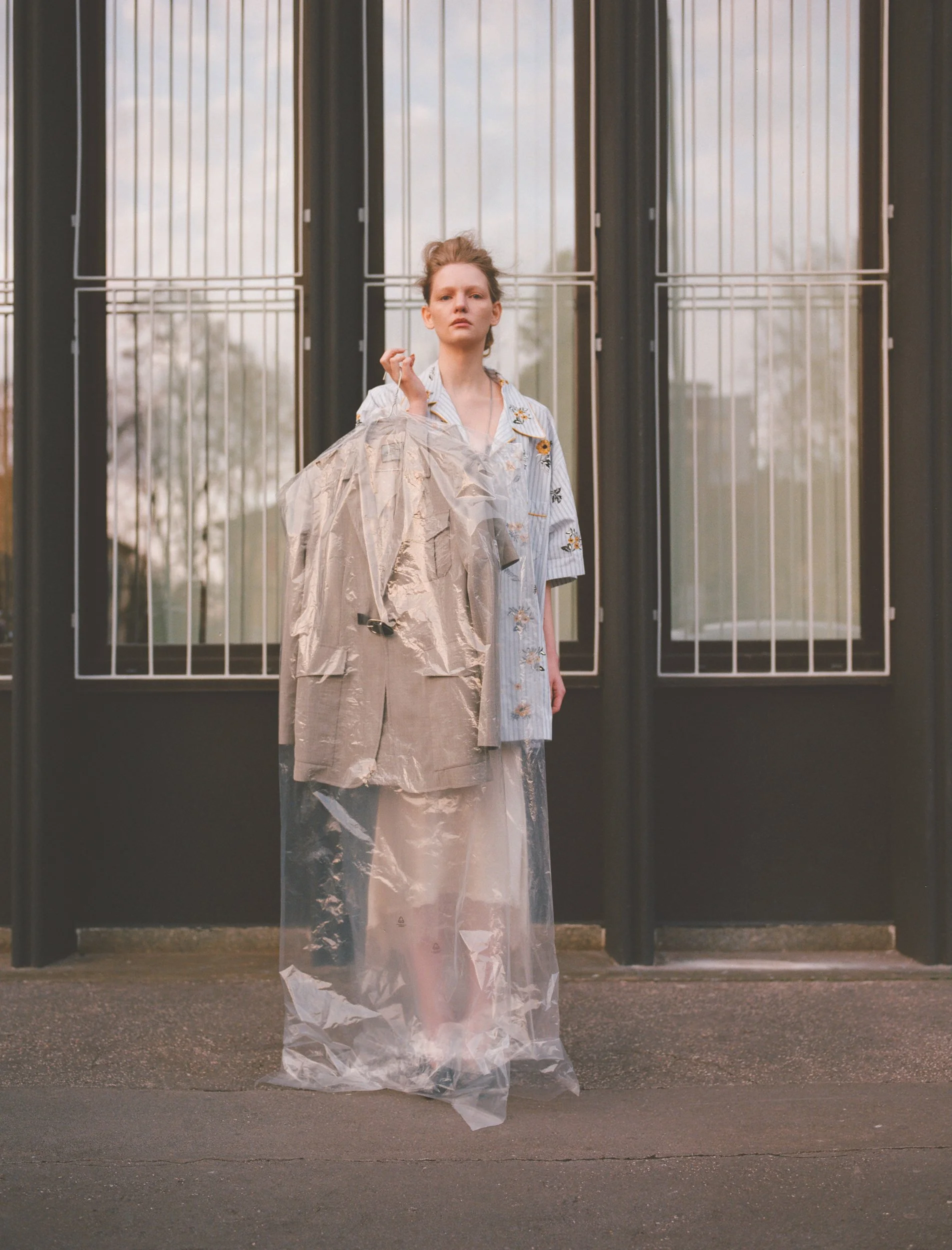 fashion editorial street analog Roberta Krasnig L'officiel Italia