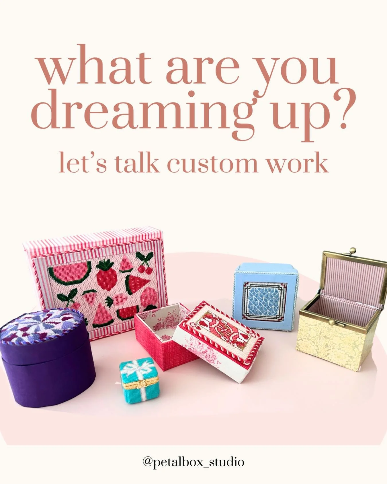 While I specialize in cartonnage and stand-up finishes, I&rsquo;d love to push the boundaries with you and explore custom ideas you want to bring to life. 🌸

I&rsquo;m realizing there&rsquo;s space to expand thoughtfully and to take on work that pus