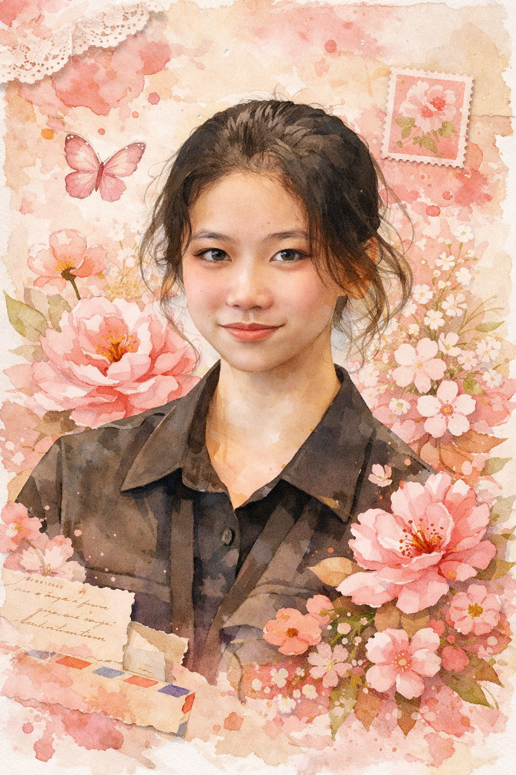 Illustration representing a college student tutor providing on-demand academic support for K–12 students.