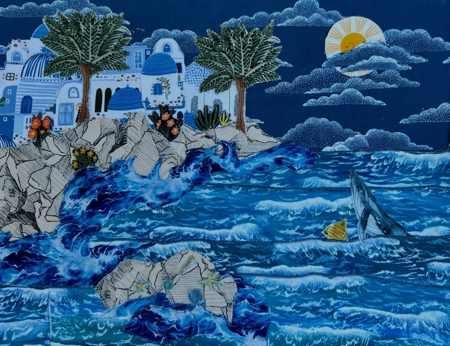 I love representing the ocean in different ways- I have made 3 new 11x14&rdquo; pieces just in time for the @westcoastcraft night market on Friday 4/17. I plan on bringing a larger assortment of smaller one-of-kind collages&hellip;.

Of course, they&