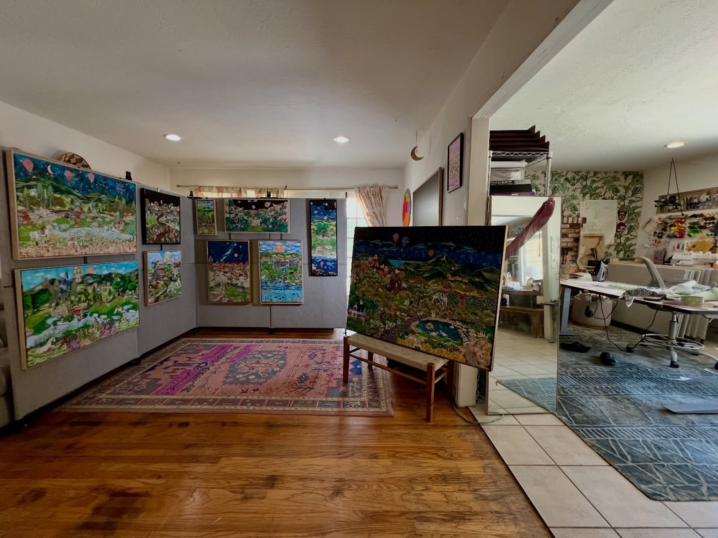 Waiting for my very first studio visitors to arrive. 🥹

Two people are coming up from LA today to see my work in person, and I&rsquo;m sitting here looking around my &ldquo;studio&rdquo; feeling mostly excited and a teeny nervous.

I&rsquo;ve never 