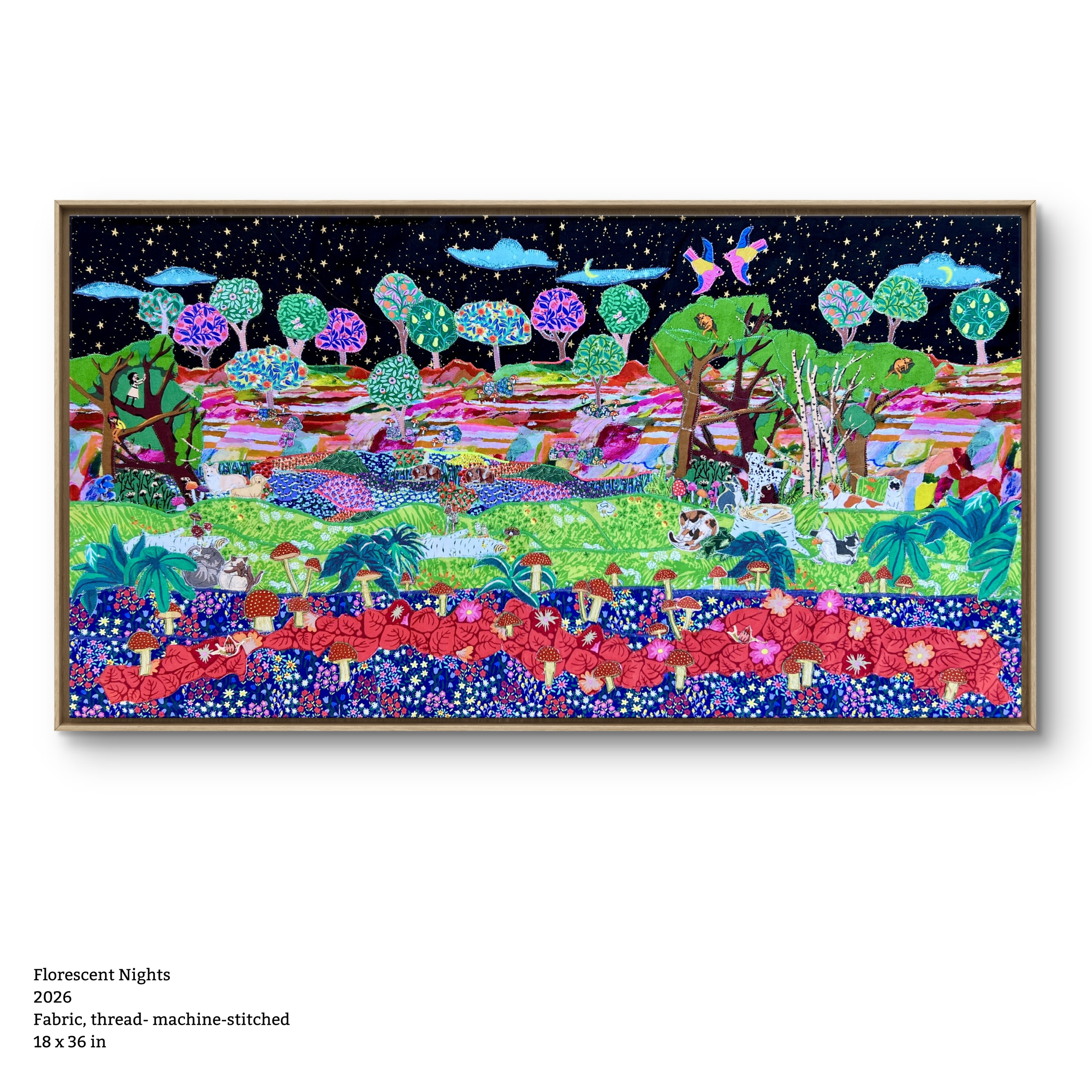 Vibrant Seascape 2026 Reclaimed textiles, machine-stitched 12 × 16 in-5.png