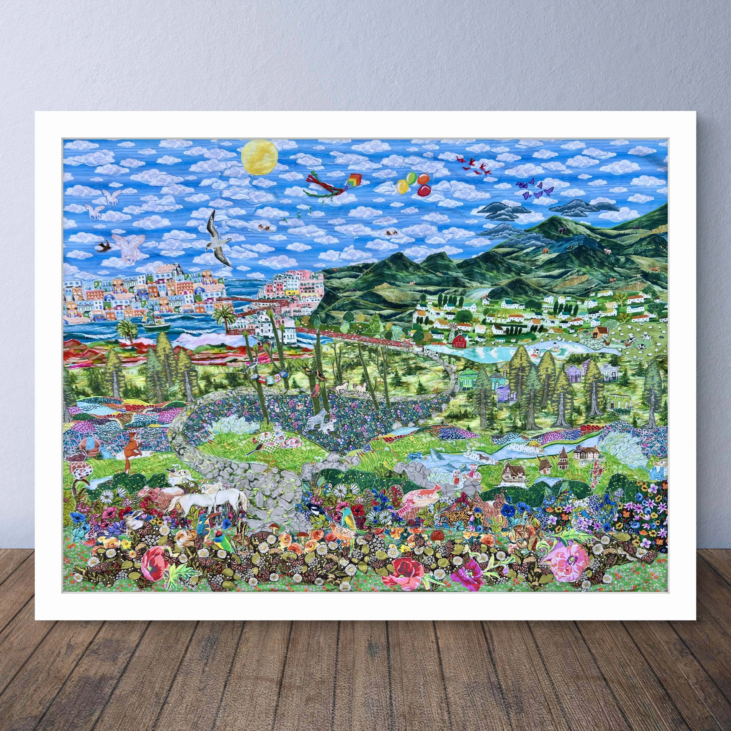 As The Water Flows Art Print