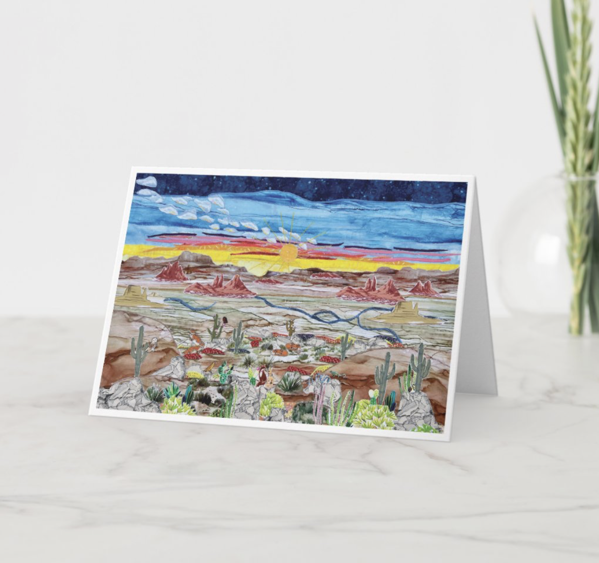 Desert Sunrise — Art Card