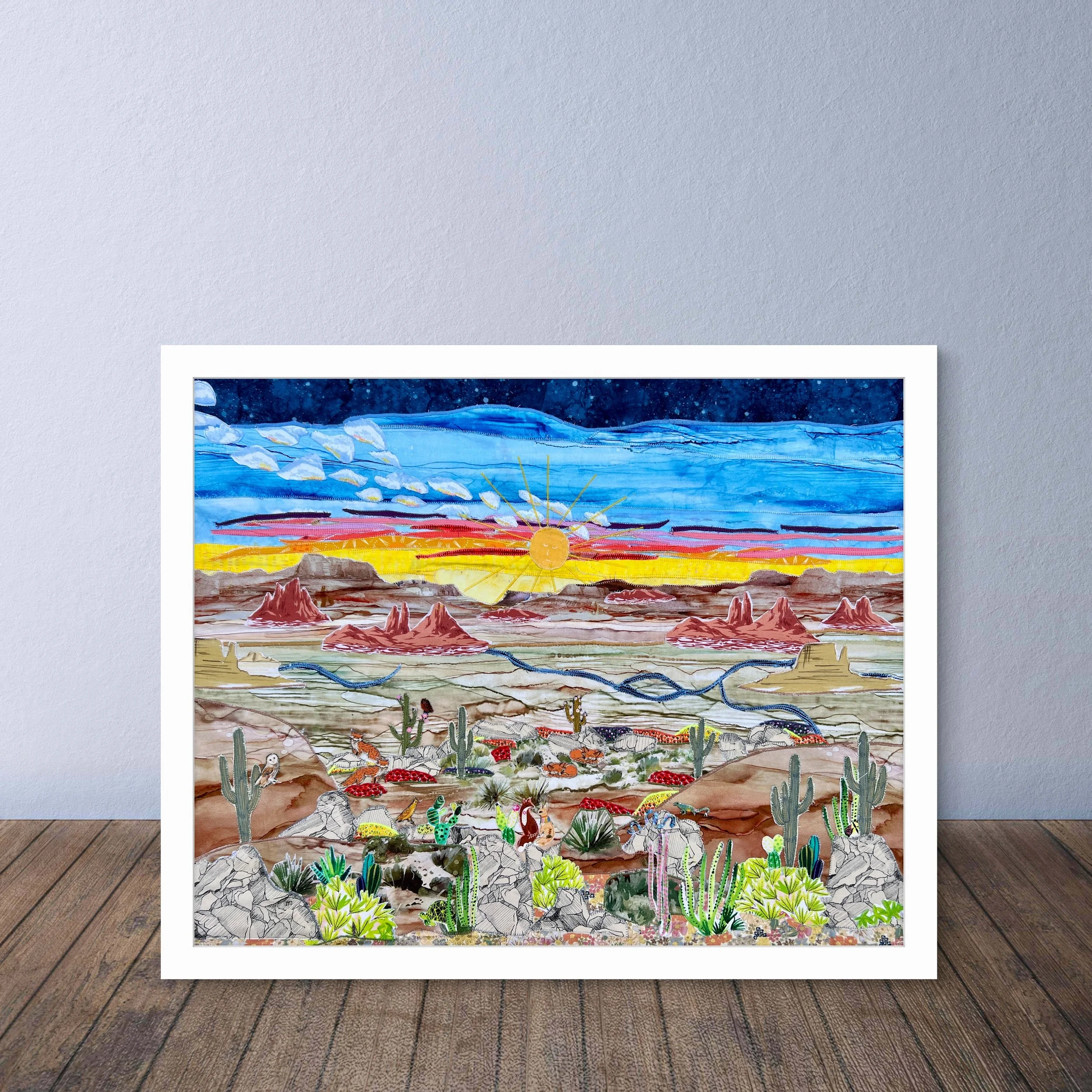 Desert Sunrise Art Print