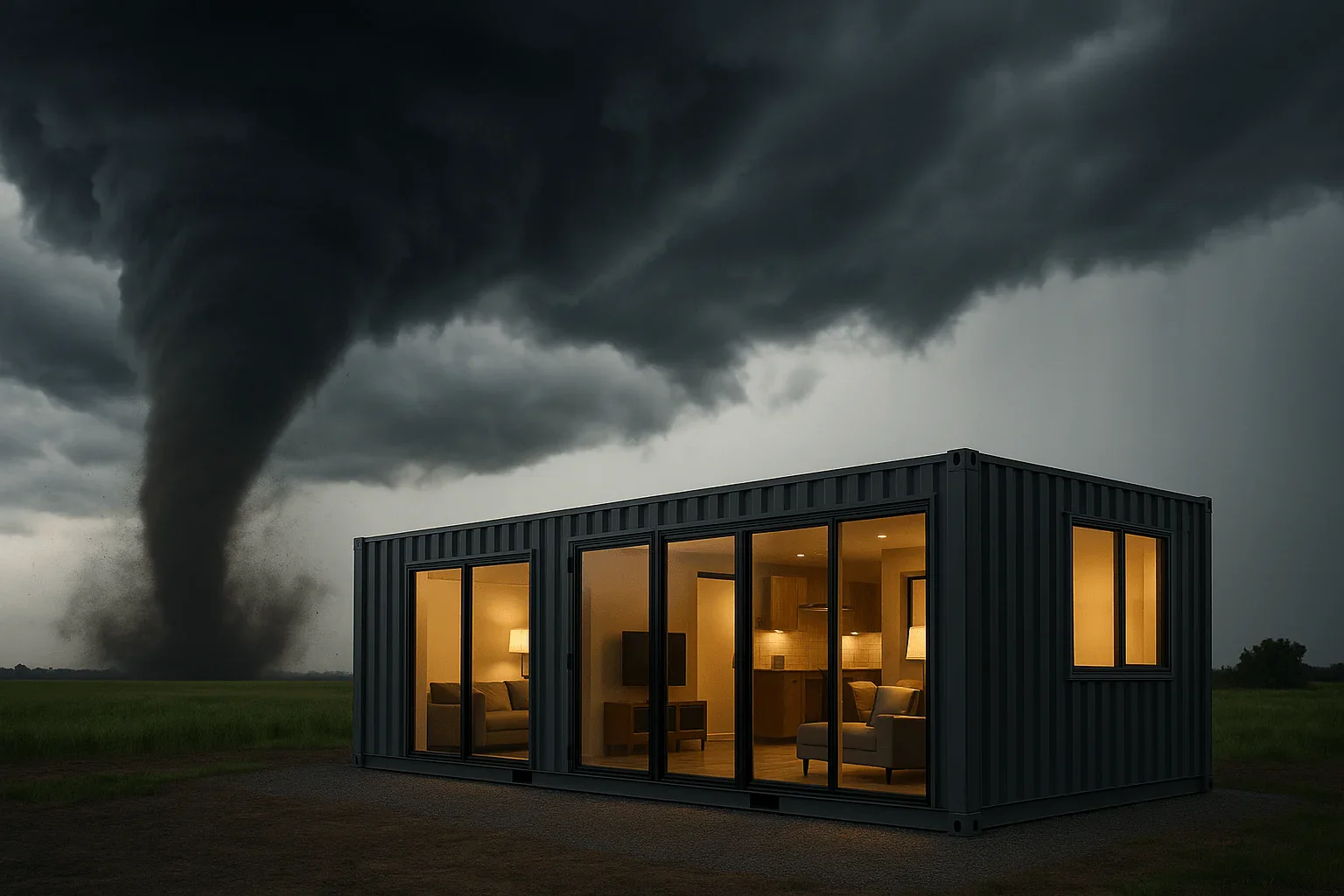 Can a Tornado Pick Up a Shipping Container?