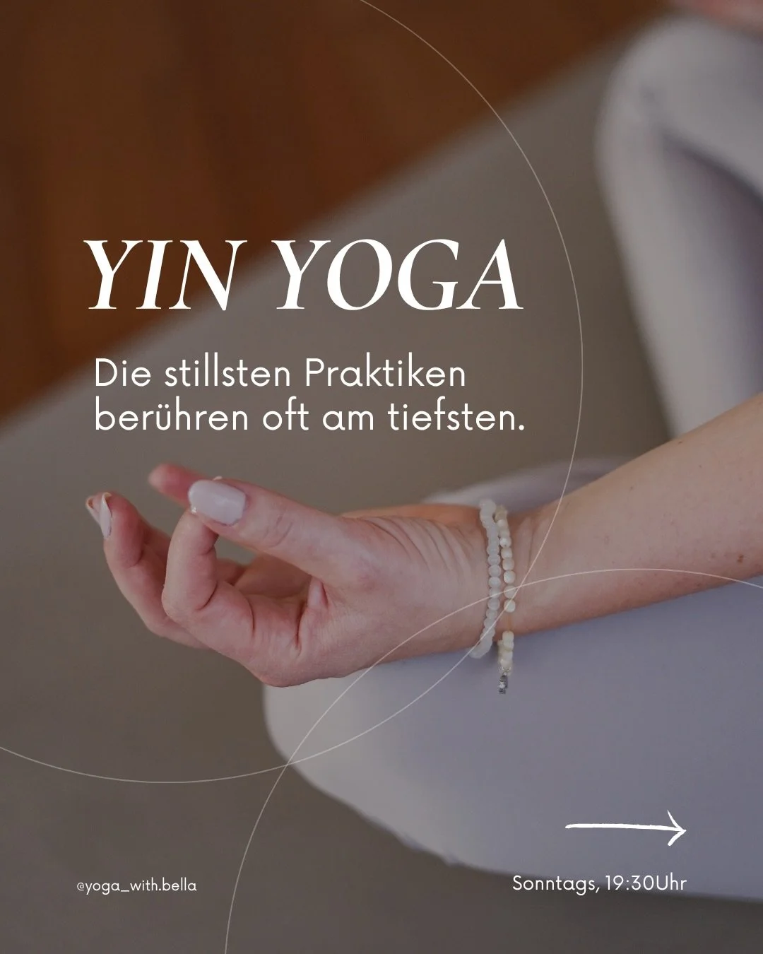 Schenk deinem Nervensystem eine Pause.
Sanfte Yin-Haltungen, Atem &amp; Meditation helfen dir, Stress loszulassen, tiefe Spannungen zu l&ouml;sen und zur&uuml;ck in deine innere Ruhe zu finden.

G&ouml;nn dir diese bewusste Auszeit &ndash; und verbin