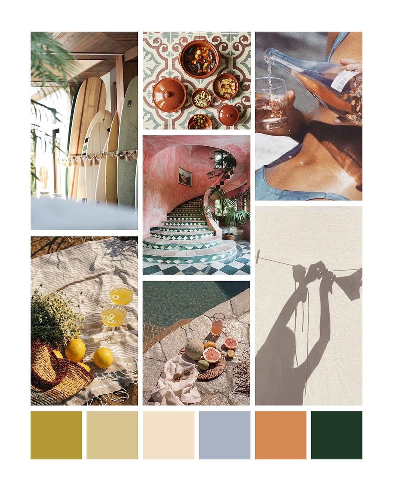The mood board for @calaconcierge 💖 Book your next group vacay with them &mdash; they are THE best sister duo out there to plan your getaway 🫶

#moodboardaesthetic #moodboardmonday #brandinginspiration #brandinginspo #vacationplanner