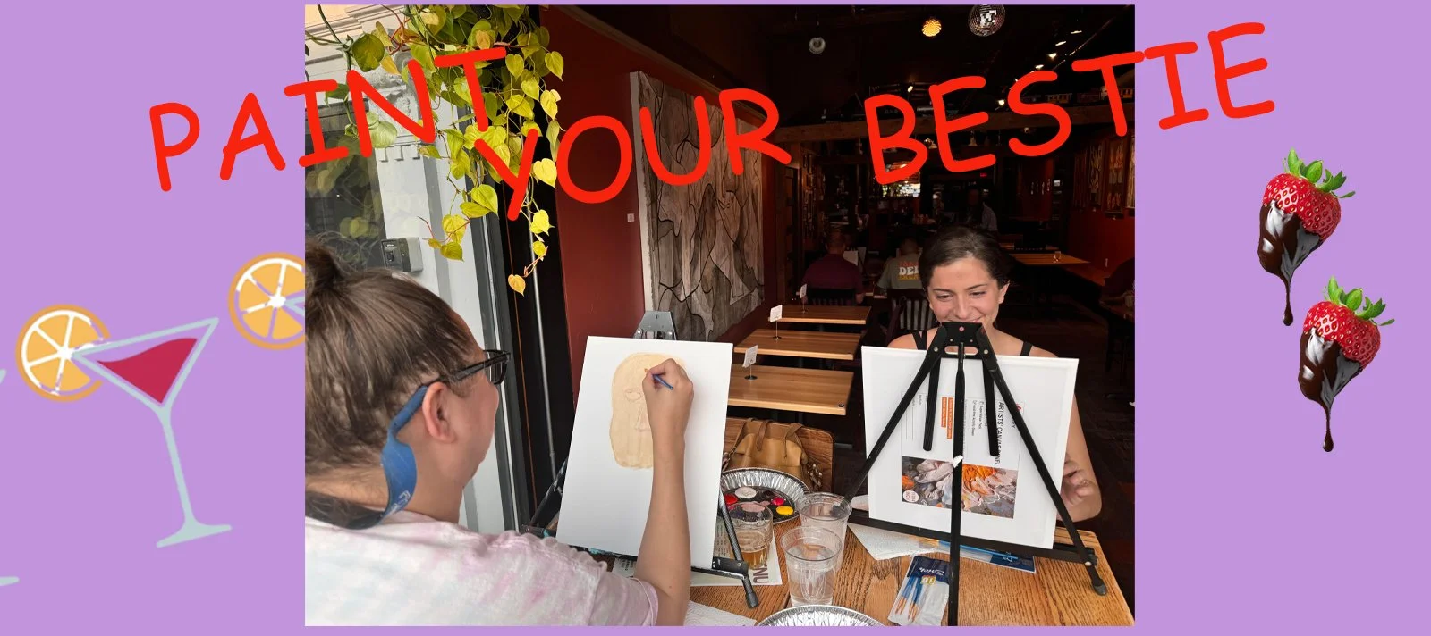 Paint Your Bestie GALENTINE