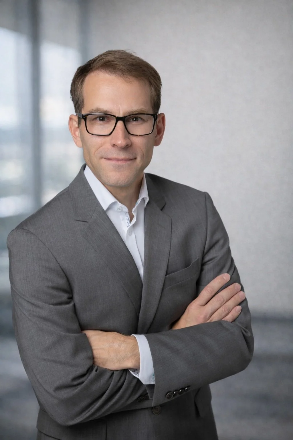 Professional corporate portrait of Daniel Leuthard, Managing Partner specializing in executive compensation, incentives, and leadership advisory across regulated and performance-driven industries.